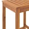 Alaterre Furniture Brandon Acacia Wood Outdoor Bar Height Bistro Set, Set of 3 ANBD01ANO - alternate 5